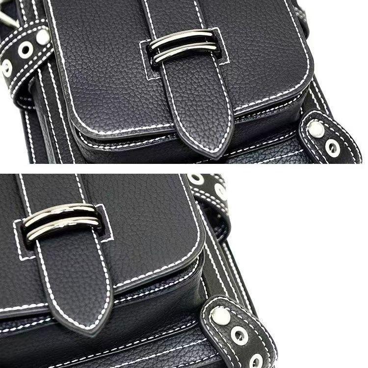 Retro Motorrad Hüft- & Umhängetasche für Ihn & Sie - Outdoor-Fahren Handyhalter