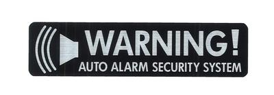 Toyo Mark WARNING! Sticker 4.0 X 1.0 Inches (101 X 25 Mm) 3397