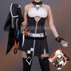 Hra  Impact 3 Kiana Kaslana Cosplay Kostým Dámske Sexy Šaty 3D Pokrývka hlavy Rukavice Plášť Uniforma Halloweenske Párty Oblečenie