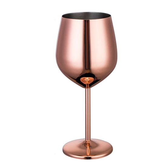 Stainless Steel Red Party Wine Goblet Bar Juice Beer Drink Champagne Cup