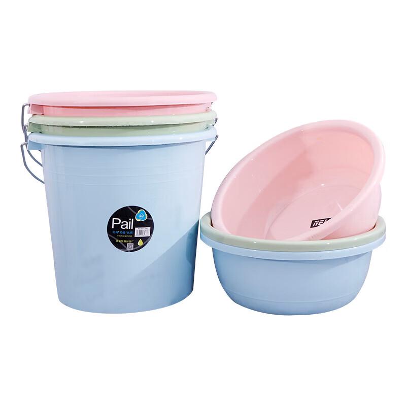 NHZHIW 18L Plastic Multi-purpose Bucket Set