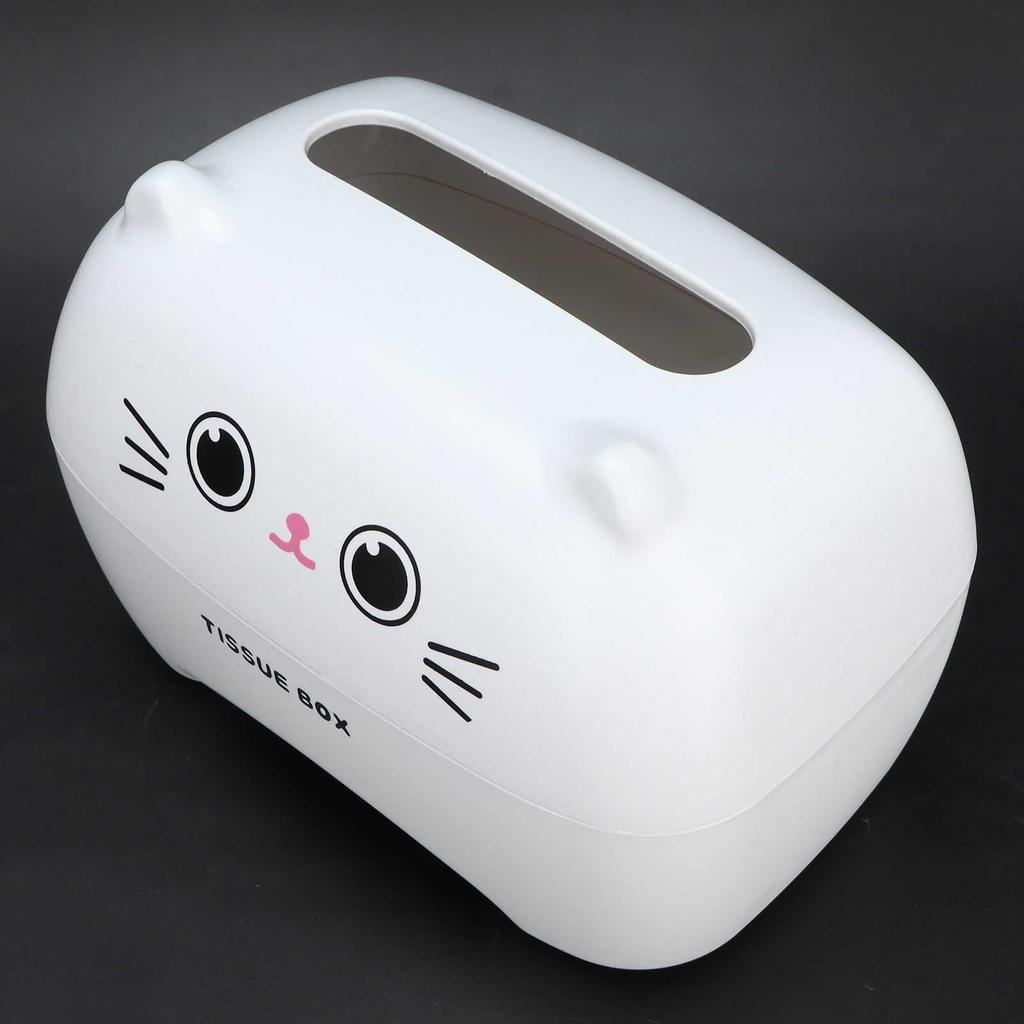 Tissue Box Cute Cartoon Multifunction Napkin Pumping Box Toilet Paper Holder Storage(Blue )