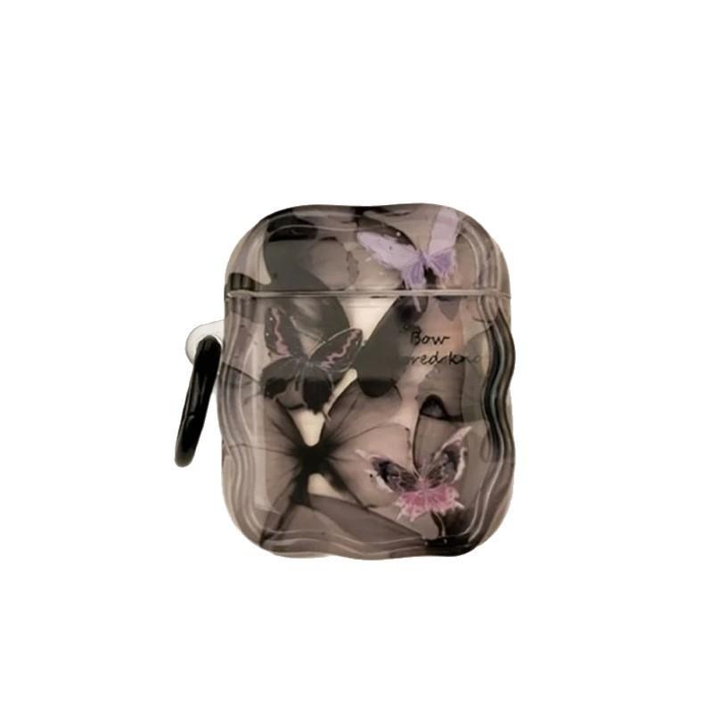 Niche Advanced Sense of Dark Butterfly, Suitable for AirPods 1/1/1 Generation, AirPods Pro Protective Cover