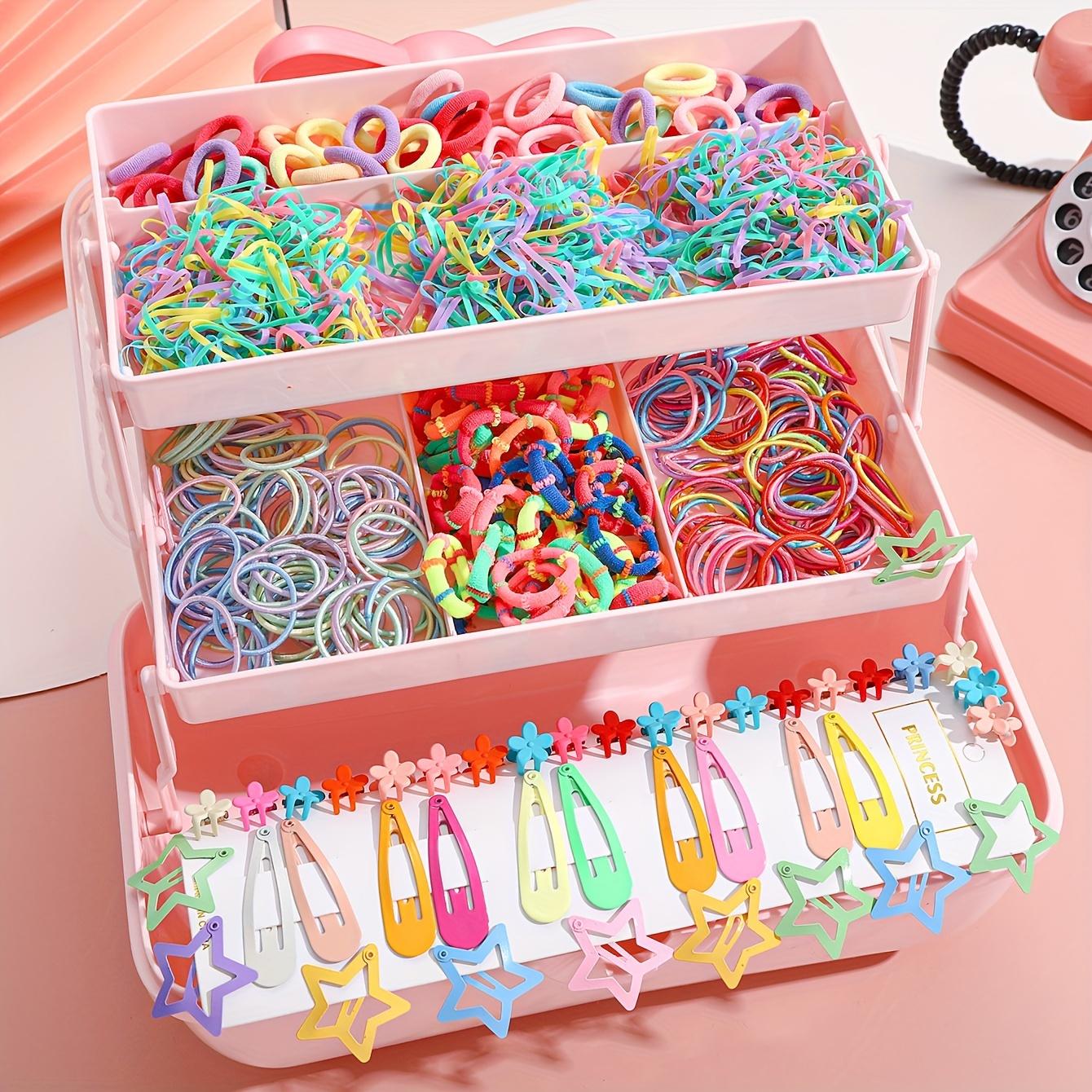 

1000 предметов милого женского набора аксессуаров для волос Dopamine - универсальные идеи подарков на все времена года, случайные цвета, без коробки