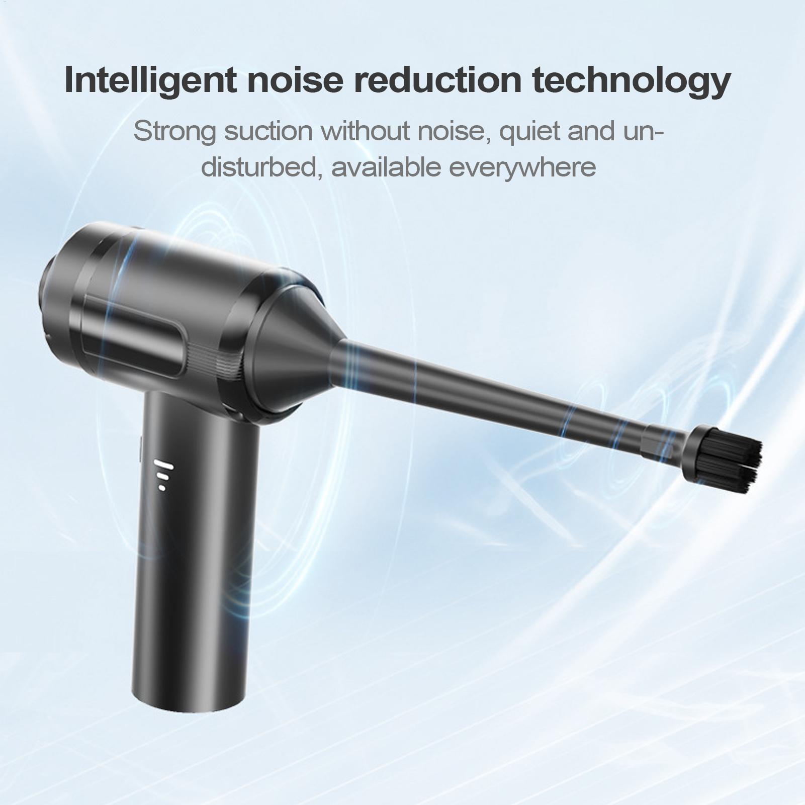 Car Vacuum Portable Cordless Small Vacuum Cleaner Rechargeable Wireless Air Duster for Pet Hair Vehicle Interior Couch Keyboard CN