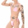 Men Lingerie Erotic Sissy Sexy Bra Man Thong Panties Set Underwear Crossdresser Bikini Spaghetti Strap Two Pieces Costume
