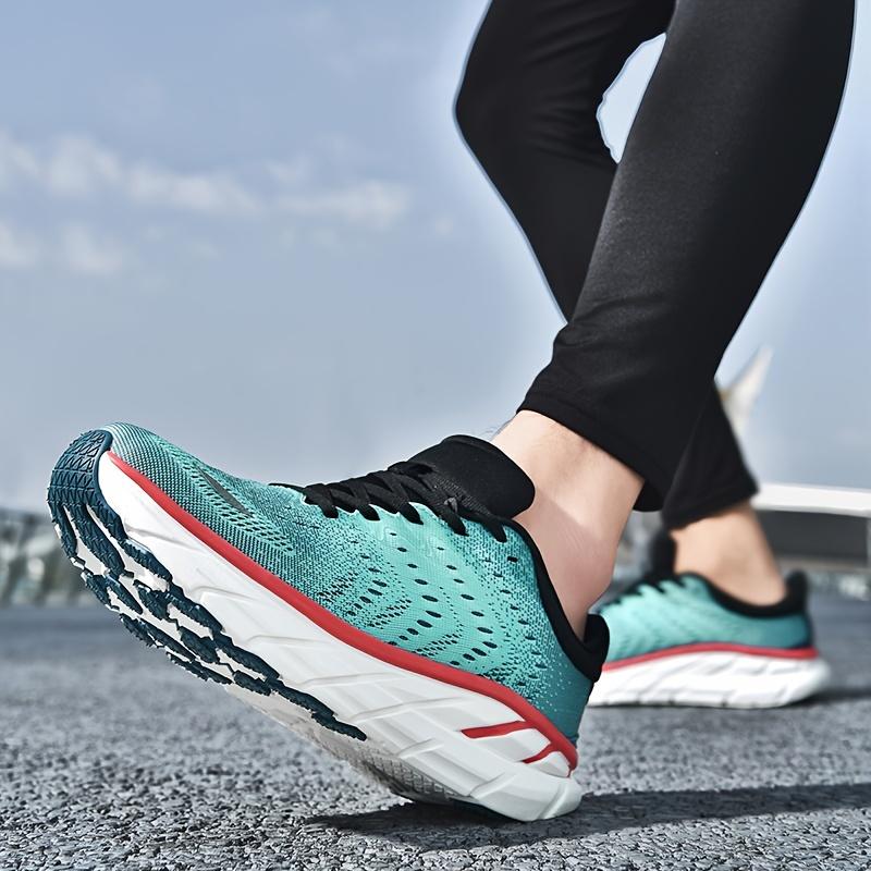 Men's Road Running Walking Shoes Non-Slip Breathable Sneaker Max Cushioned Comfort Durable Athletic Tennis Cross Training Sneakers