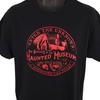 Zak Bagans Haunted Museum 100% Cotton T-shirt Mens Tees Top Mens Size Large Black Las Vegas Made In USA
