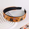 Bat Halloween Hair Hoop Horrible Ghost Bat Print Hairband Exaggerated Skull Head Headband  Party