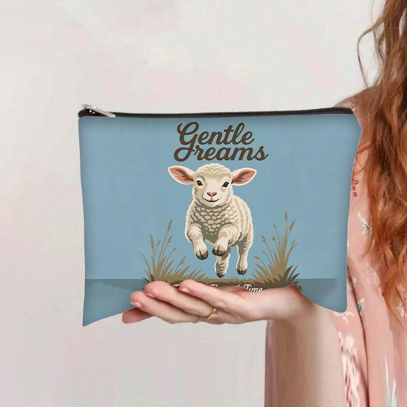 Prodej Kosmetická taška na plátno s ďábelským okem Studentská penál na zip Dámská kosmetická taška