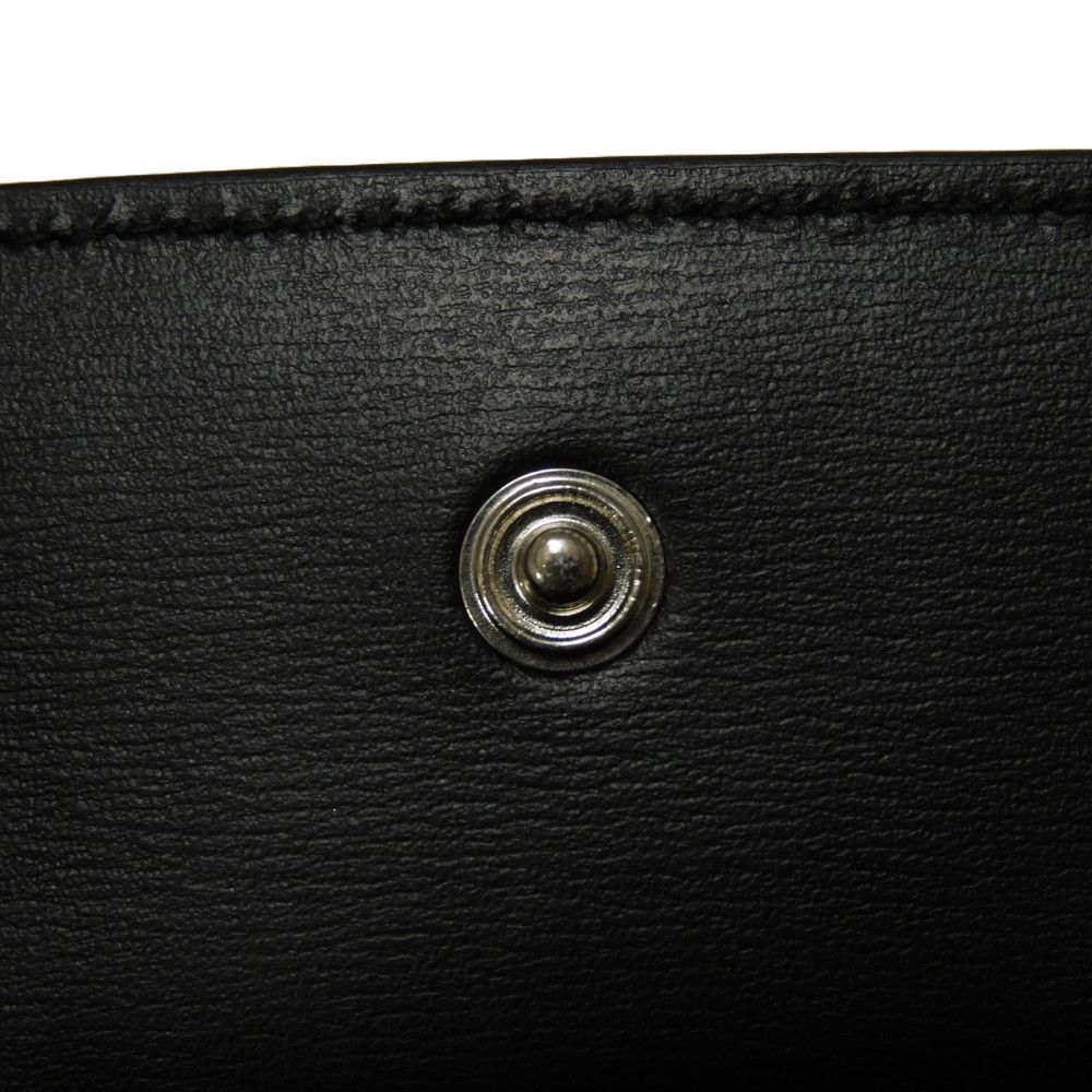 Used 9896 Bifold Wallet 661329 7941 Current RFID coin purse Unused New logo Black Men's from Japan AUTHENTIC