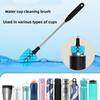 Multipurpose Drinking Cup Brush With Plastic Handle And Nylon Bristles For Daily Use