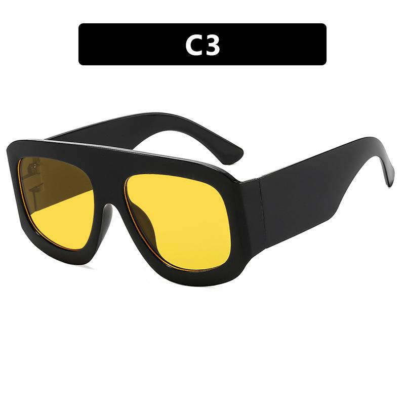 Men Women Oversized Square Sunglasses  Latest Fashion Trendy Ins Party Glasses Unisex Stylish Accessory Friendship Gifts