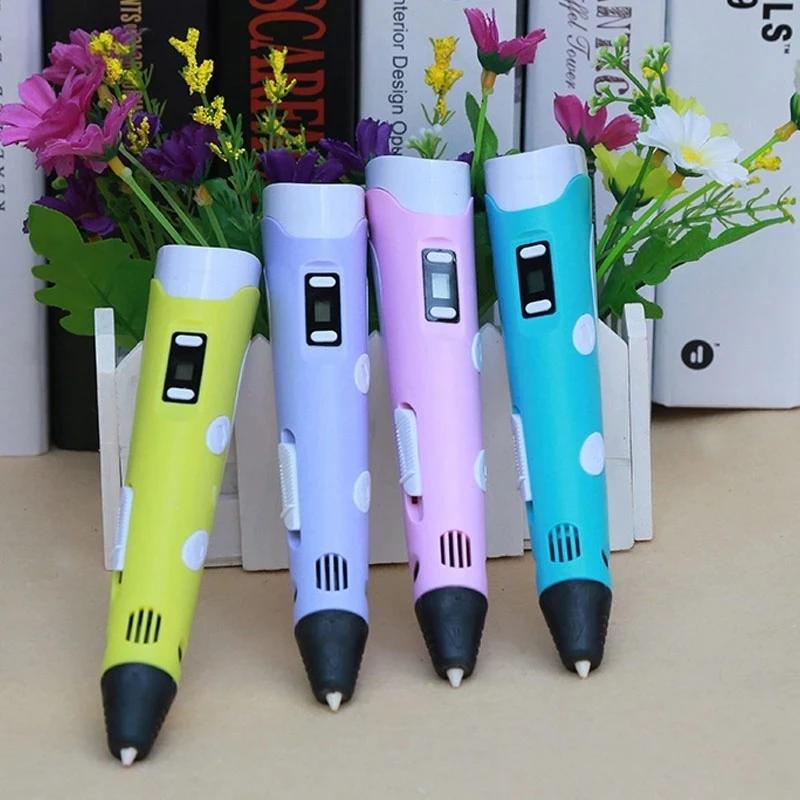 Rp100b 3D Pen For KIDS, 3D Drawing Printing Pen with LCD Screen Compatible,Toys for Kids Birthday Gift