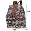 2023 New Ethnic Pattern Backpack Canvas Women's Bag Fashion Personalized Travel Strap Small Backpack  Travel Backpack
