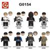 G0154 Weltraumdieb Steine Minifigur Soldat Kampf Spielzeug Baustein Set Beutel