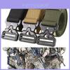 Men Tactical Belt With Automatic Buckle For Outdoor Military Training And Casual Wear