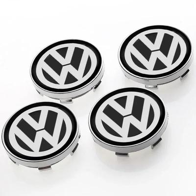 4 stuks 56/60 mm Wielnaafdop Naafkap Badge Auto Accessoires Voor Volkswagen Scirocco POLO Tiguan Passat B5 B6 B7 Golf Jetta