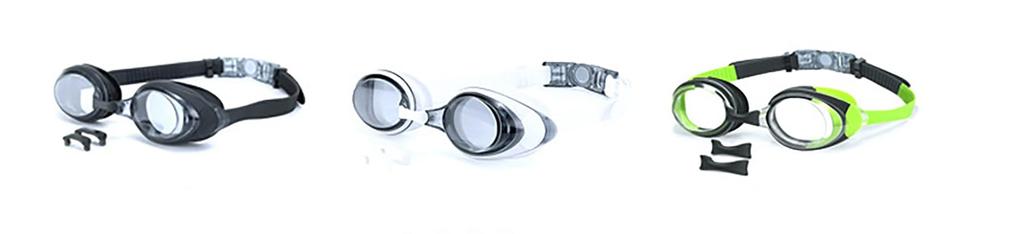 MiniAya Svømmebriller for Aldre 7 og Myk Enkel Nese og Beskyttelsesetui Egnet for Konkurransedyktige og Unisex Barn, Oppover, Anti-dugg, Antibakteriell,