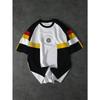Hot 3D Printed American Retro Short Sleeve Unisex Trendy Street Sports Style Football Summer Unisex Quick DryBreathable Y2K Top