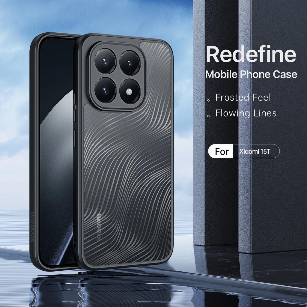 For Xiaomi 15T Case DUX DUCIS Aimo Series TPU+PC Matte Drop-proof Phone Cover (REACH Certification)