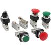 1pcs Pneumatic Manual Valve Two Ports Mechanical Valve Directional Valve Pneumatic Control Valve MOV-01 MOV-02 MOV-03 MOV-03A(MOV-01)