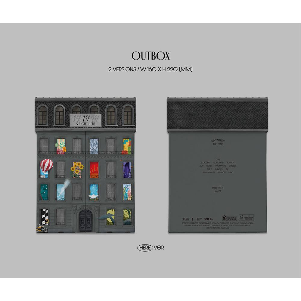 

[Попереднє замовлення] SEVENTEEN - НАЙКРАЩИЙ АЛЬБОМ [17 ПРЯМО ТУТ] Here (No POB) сірий колір