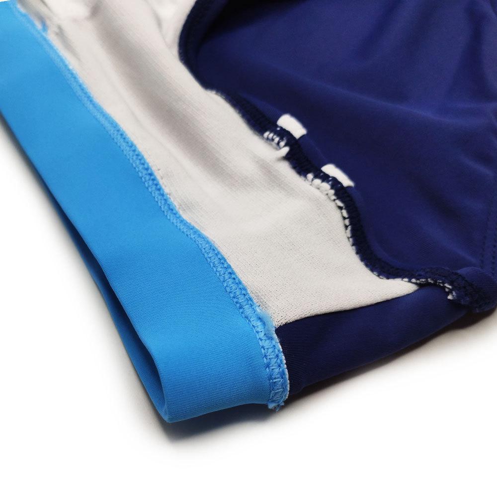 UXH Herren Streifen Sport Badehose: Stilvolle, robuste Fitness-Badehose aus Nylon