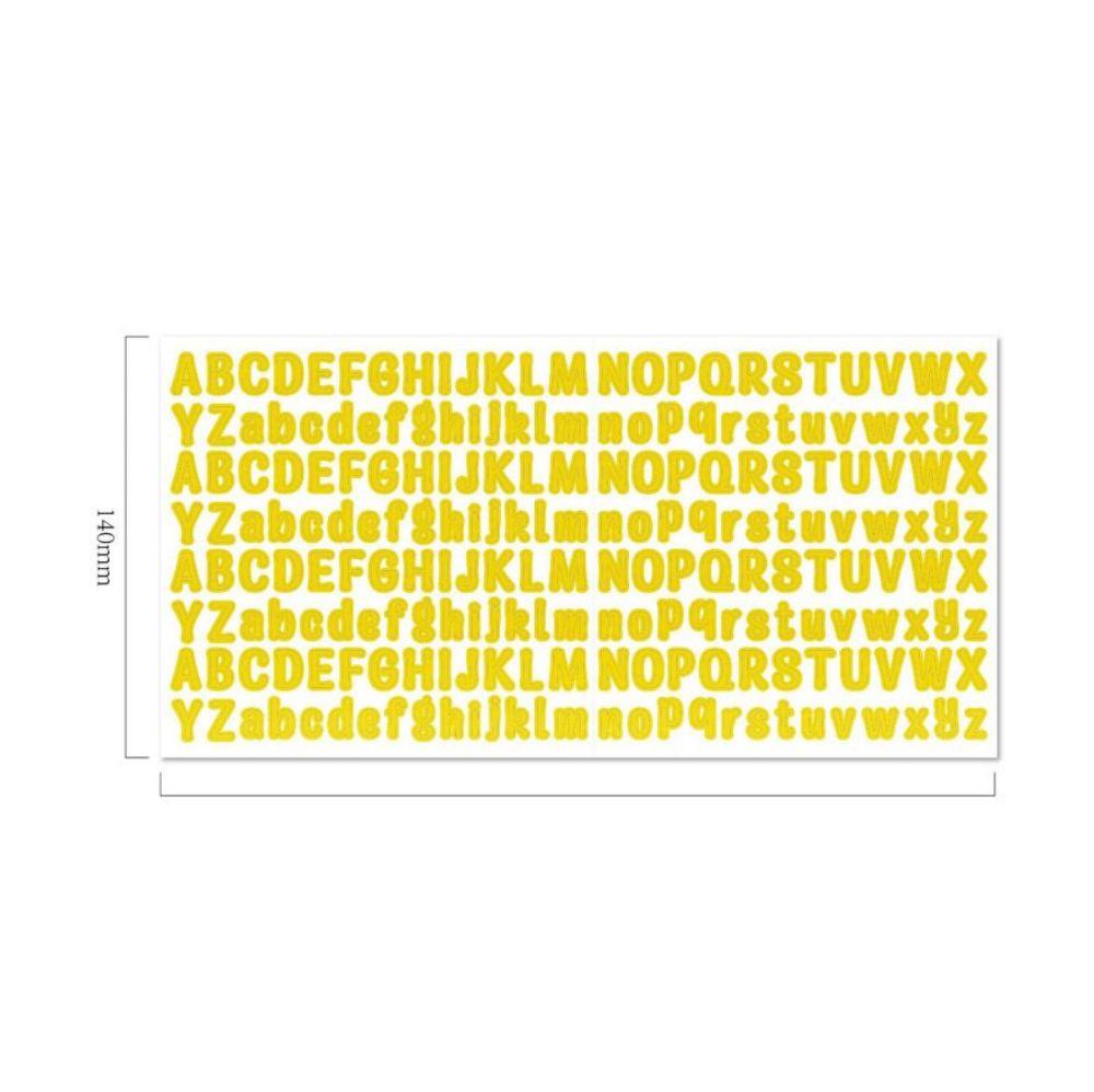 5Pcsset 0.5 Inch 26 Alphabet Planner Stickers Waterproof Gold Silver Color Diy Letter Decorative Sticker For Kids Cup Laptop