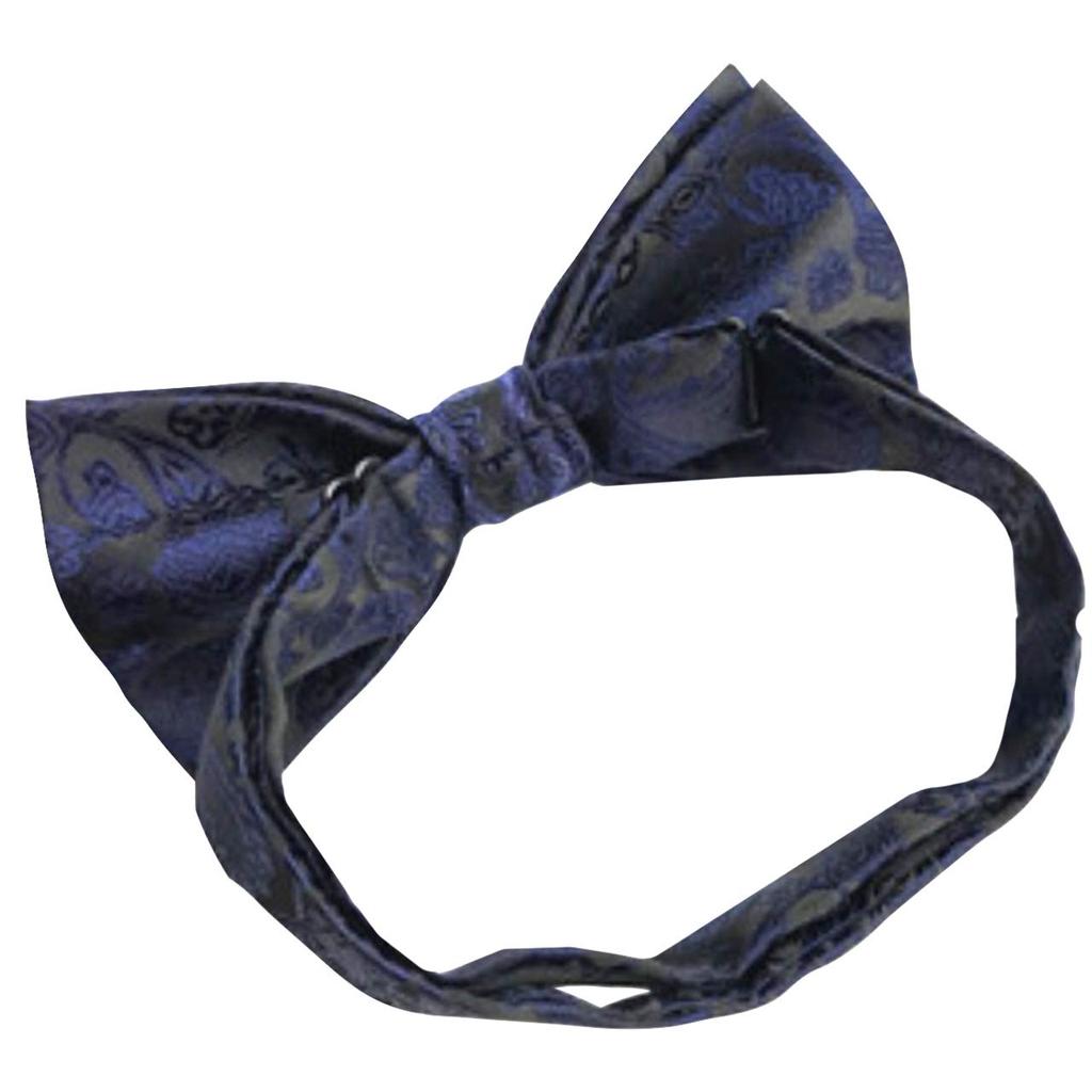 WHITE FANG Fliege - Stilvolle gemusterte Fliege für Business-, Anzug-, Formelle und Hochzeitsanlässe - Herren NC019 (09: Rot w9)