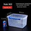 Transparent Food Storage Container with Handle