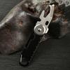 New Pry Bar with Bottle Openers Function Outdoor Aluminum Tactically Pocket Multifunctional Tool Skeleton Keychains