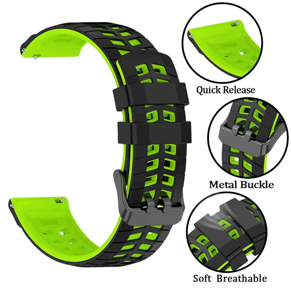 22mm atmungsaktives Silikonarmband für Garmin Forerunner 570 47mm 265 255 Music/Venu 4 45mm 3 2/Vivoactive 4/Active/Darth Vader Band