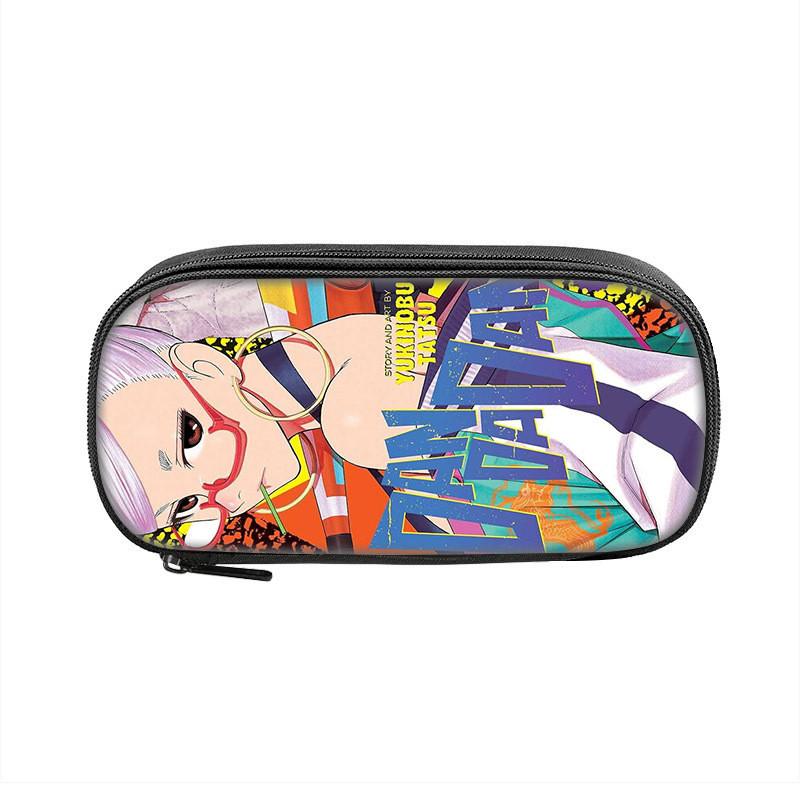 Dandadan Pencil Case With Polyester Material For Students And Kids