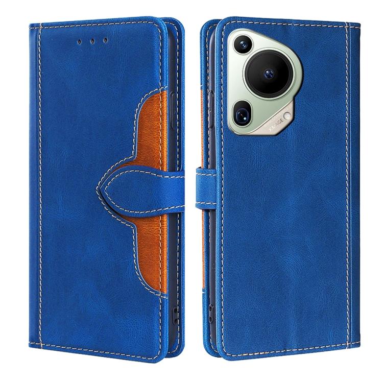 Skin Feel Magnetic Buckle Leather Phone Case