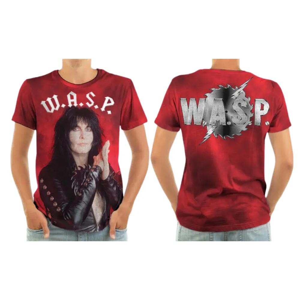 W.A.S.P Rock Band T-shirts 3D Printed Summer Men's Women Casual Short Sleeve Round Neck T Shirt Oversized Tees Tops Man Clothing