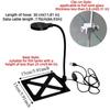 Waterproof Fish Tank Lamp Rotation Plants Grow Lamp Clip-on Aquarium Lamp  Home Decorations