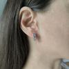 Silver Earrings with Cubic Zirkonia (2184195)
