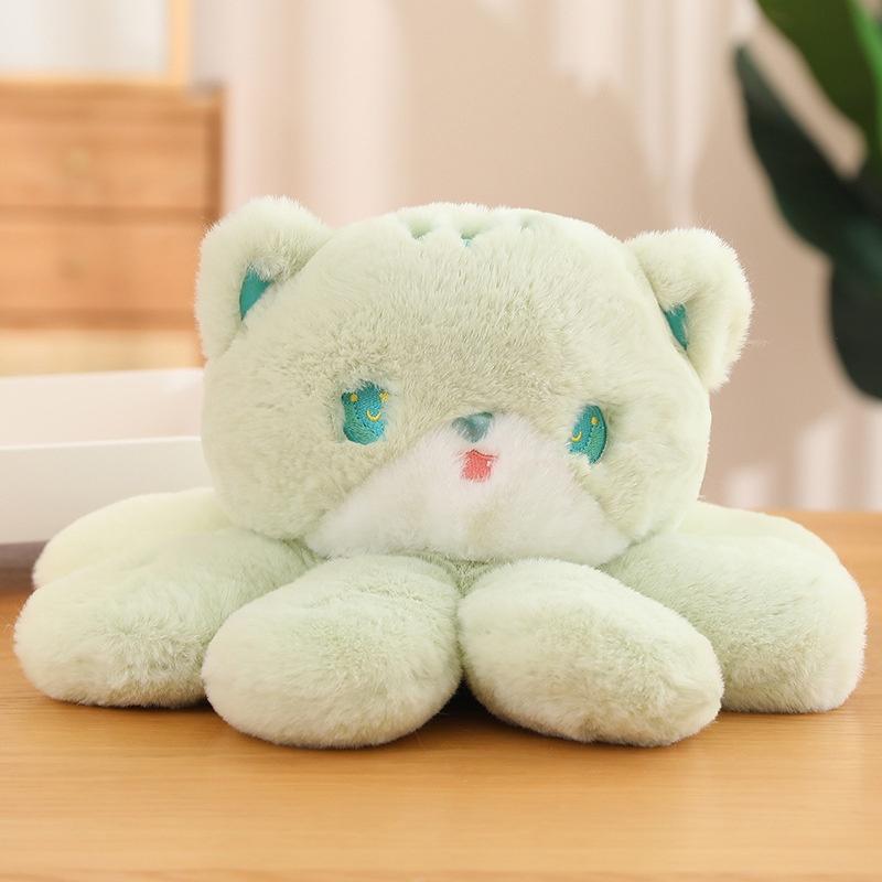 Niedliches Jellycat Katze Plüschtier Weiches Stoffkissen Oktopus Puppe Heimdeko Kindergeschenk