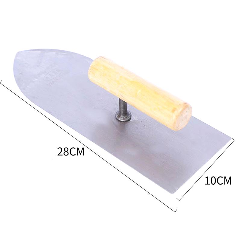 1 Stück DIY Zubehör Betonkelle Betonbearbeitungswerkzeug Putzkelle Federstahl Betonkelle Handwerkzeuge