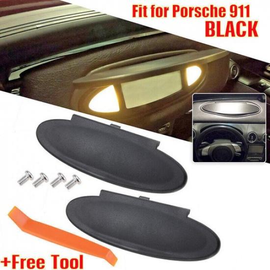 For Porsche Visor Mirror Cover 996/997-911, 986/987 Boxster, Cayman) Set of 2