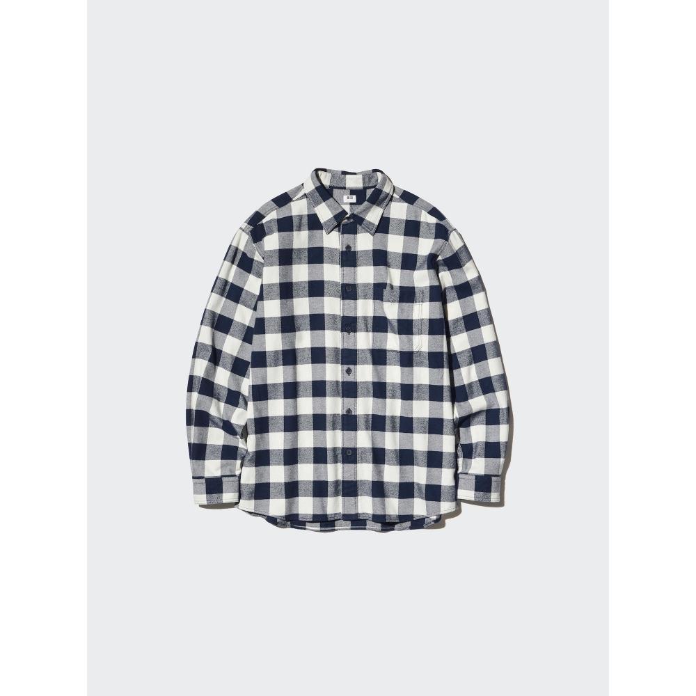 Uniqlo Flannel Check Shirt  LonG Sleeve  G