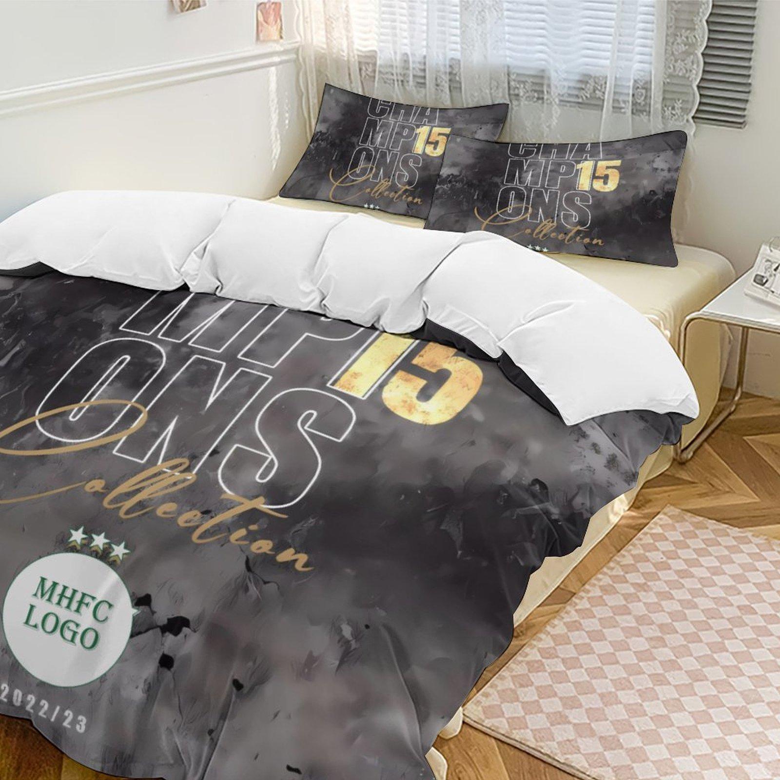

3D Print Maccabi MHFC Haifa Green Apes Bedding Set Twin Queen King Full Size Duvet Cover Pillowcase Bed boys girls Adult Home 140x200cm