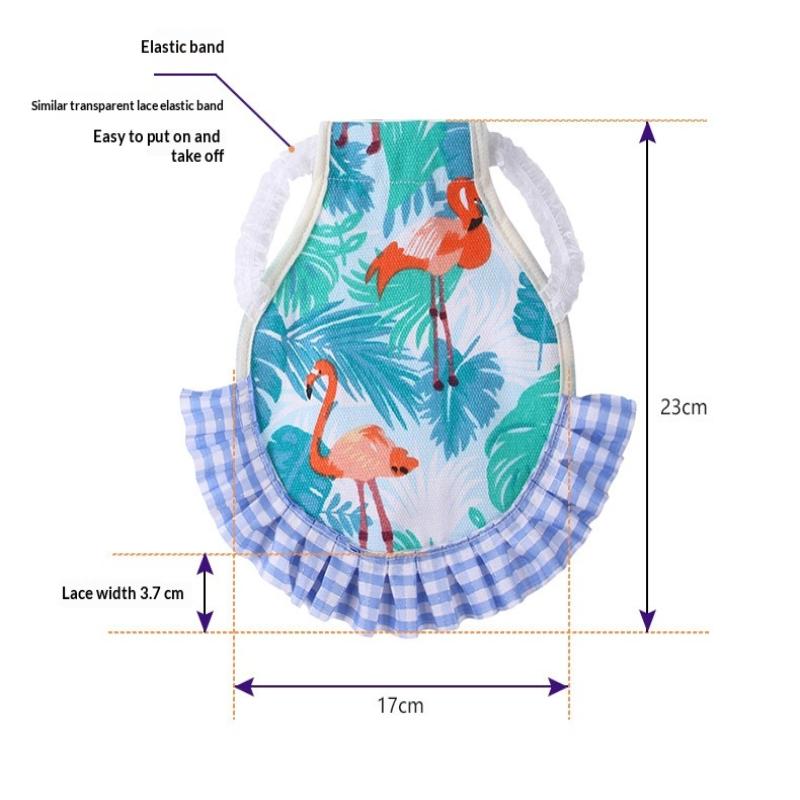 Adjustable Chicken Apron with Ruffle for Hen Protection Anti Pecking Feather Guard for Poultry Farm Outdoor Use Durable