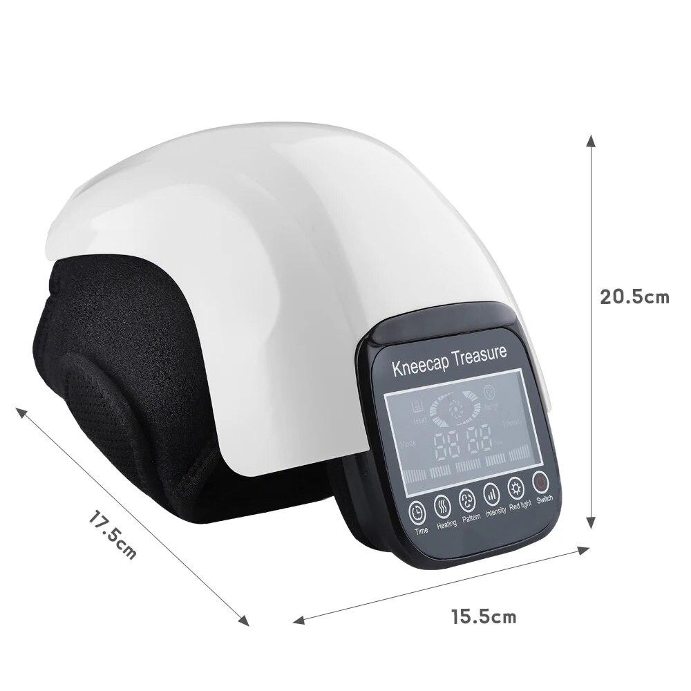 Electric Heating Knee Massager Air Pressure Vibration Massager Elbow Leg Joint Infrared Therapy Arthritis Brace for Pain Relief