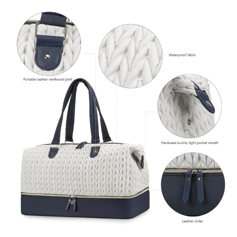 Spacious Two Tie Diaper Bag with Multifunction Compartments multifunction Large mother Diaper Bag Upgrades for Moms Travel