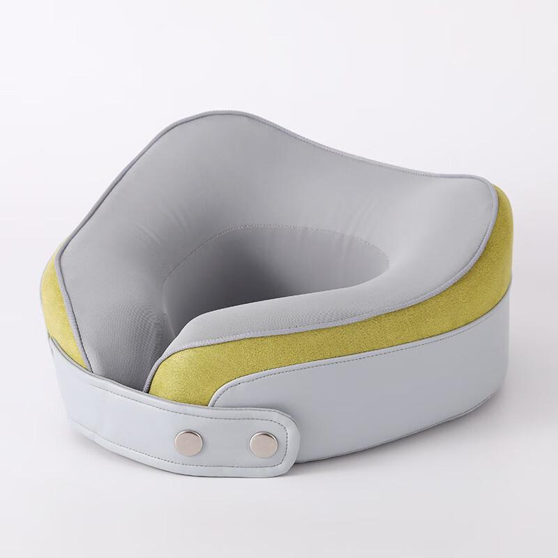 OuJieWang Leather Memory Foam U-Shaped Pillow