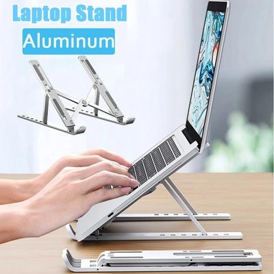 100% Aluminum Alloy Portable Laptop Stand For MacBook  Foldable Tablet Bracket Laptop Holder Bracket Laptop Stand
