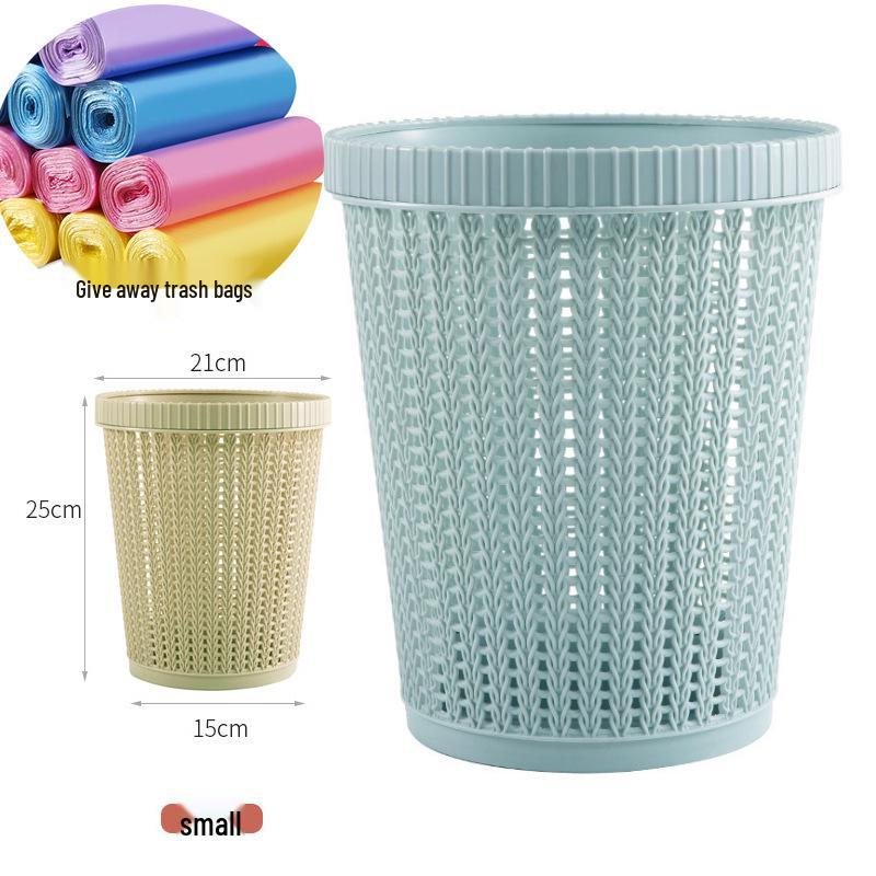 Automatic Bag-Changing Trash Can with Hollow Design - Kitchen Trash Bin with Eco-Friendly Features