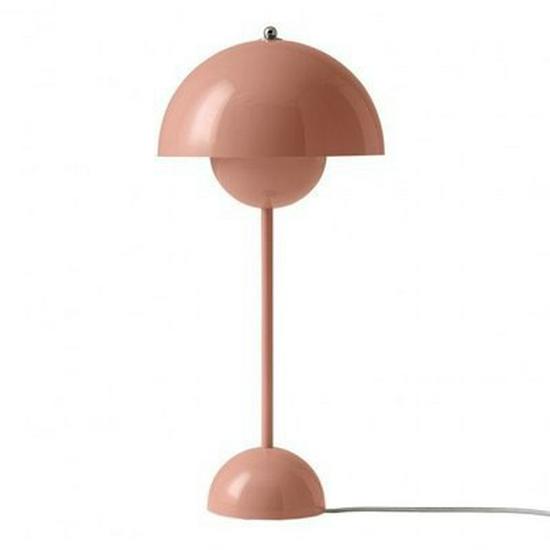 Nordic Modern Mushroom Bedside Lamp by Danish Designer - Creative Floral Bud Style for Bedroom or Wedding Decor.